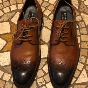 Real leather dress shoes